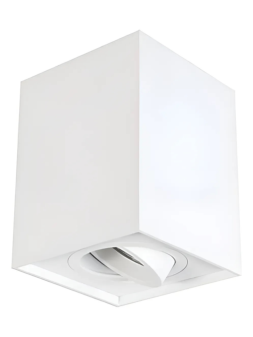 Aplique Techo Cuadrado Blanco 1xGU10 IP20 5