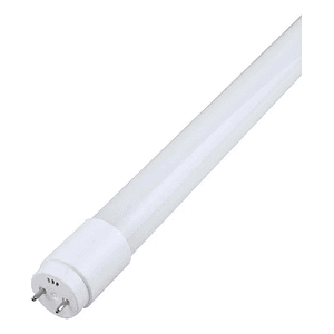 Tubo LED T8 Vidrio 120 cm 18W Luz Fría Doble Conexión