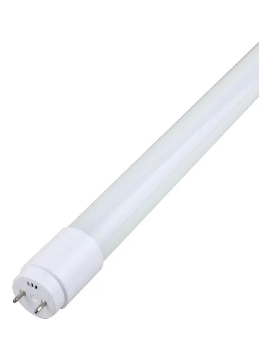 Tubo LED T8 Vidrio 120 cm 18W Luz Fría Doble Conexión 1