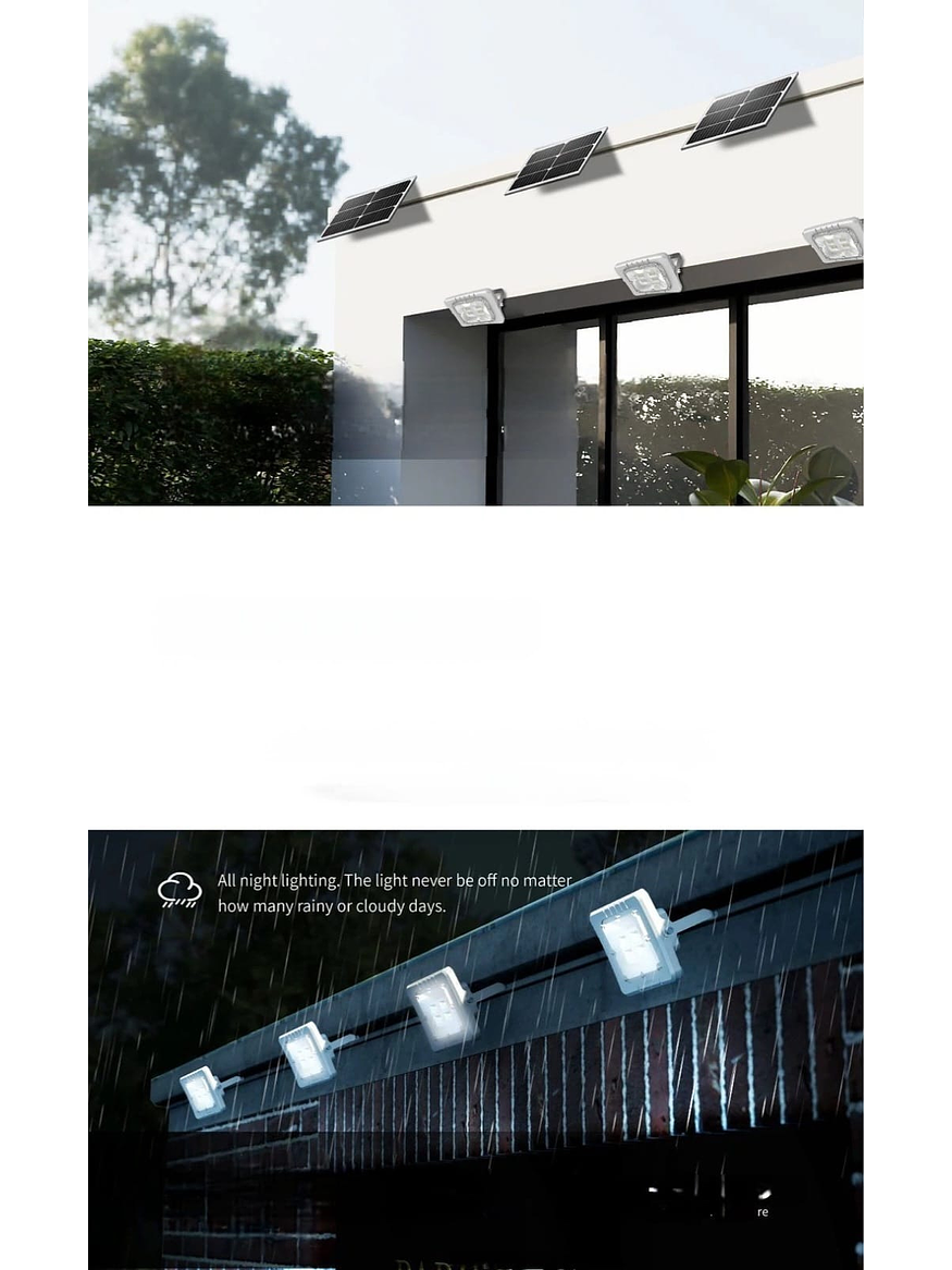 Proyector Solar LED AUSTRAL 100W Luz Fría 6500K IP65 4