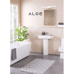 Aplique LED ALOE Baño 16W CCT IP44 69cm Blanco