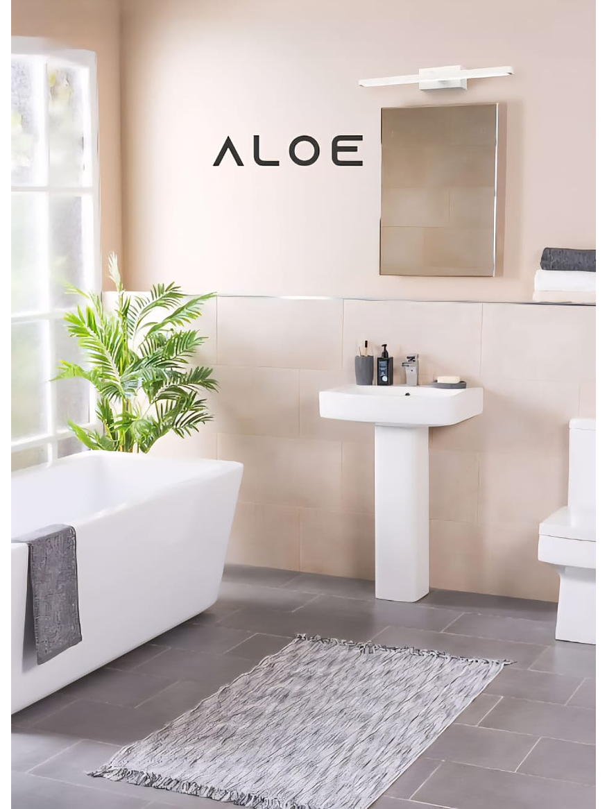 Aplique LED ALOE Baño 16W CCT IP44 69cm Blanco 2