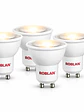 KIT 4 Ampolletas LED GU10 3,5W Luz Cálida 3000K 360Lm ROBLAN - Miniatura 2