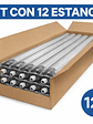 Kit 12 Estancos LED para 2 Tubos T8 120cm IP65 Industrial - Miniatura 1