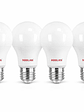 Kit 4 Ampolletas LED ROBLAN E27 5W Luz Neutra 4000K - Miniatura 1