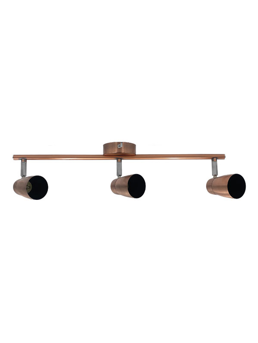Aplique Triple GU10 Classic Cobre Cielo y Muro 2