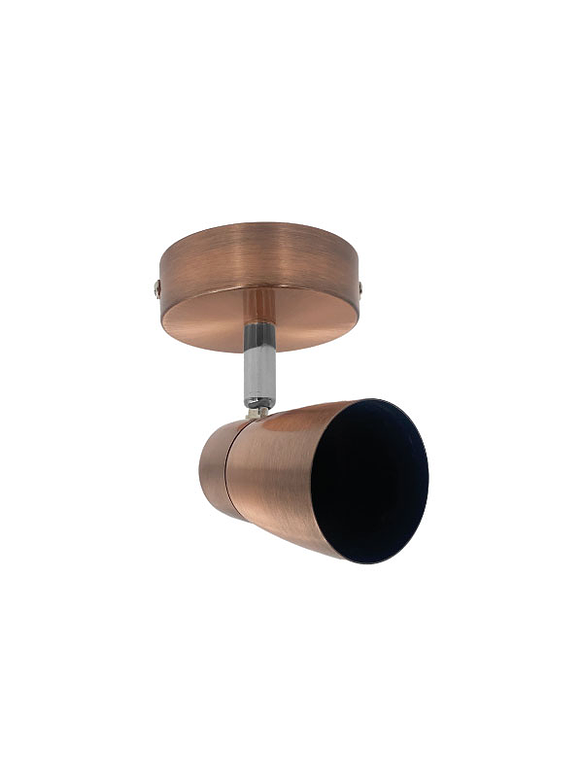 Aplique Simple GU10 Classic Cobre Cielo y Muro 2