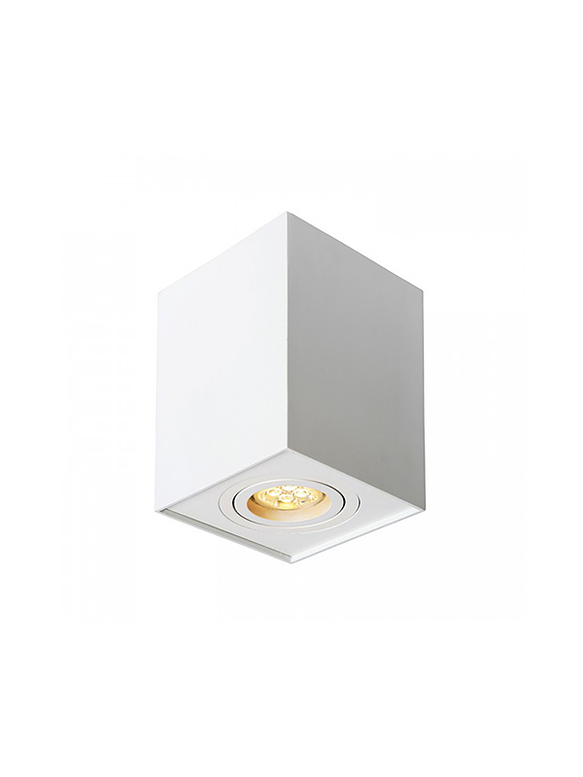 Aplique Techo Cuadrado Blanco 1xGU10 IP20 1