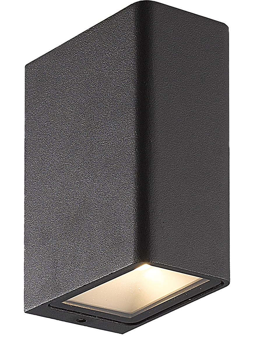 Aplique LED Exterior ROBLAN 13W Luz Cálida Bifocal IP54 Gris Oscuro 1