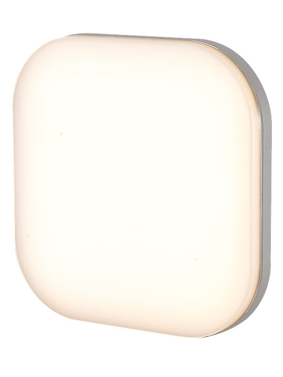 Aplique LED Exterior ROBLAN 11W Luz Cálida IP54 Cuadrado 1