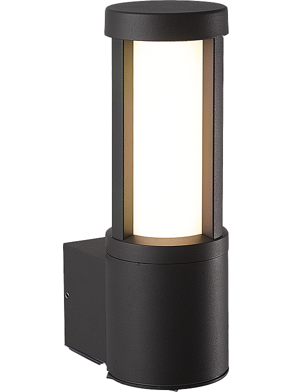 Aplique LED Exterior ROBLAN KAUS 11.5W Luz Cálida IP54 Gris Oscuro 1