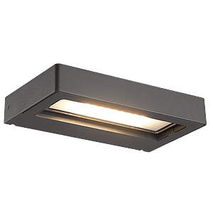 Aplique LED Exterior ROBLAN EPIS 11W Luz Cálida IP54 Gris Oscuro