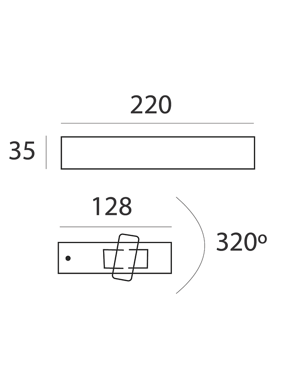 Aplique LED Exterior ROBLAN EPIS 11W Luz Cálida IP54 Gris Oscuro 3