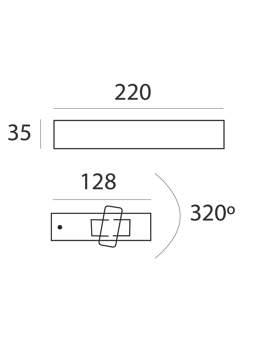 Aplique LED Exterior ROBLAN EPIS 11W Luz Cálida IP54 Gris Oscuro 3