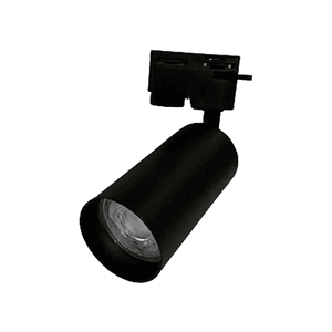Foco Riel Monofásico Negro GU10