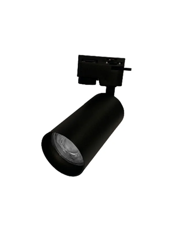 Foco Riel Monofásico Negro GU10 1