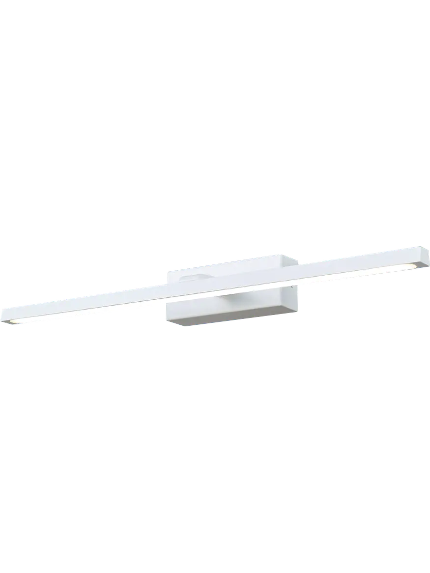 Aplique LED Baño ROBLAN ALOE 8W Luz Cálida/Neutra IP44 Blanco CCT 1