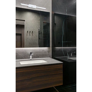 Aplique LED Baño 8W Luz Cálida / Luz Neutra CCT IP44 Blanco ROBLAN ALOE