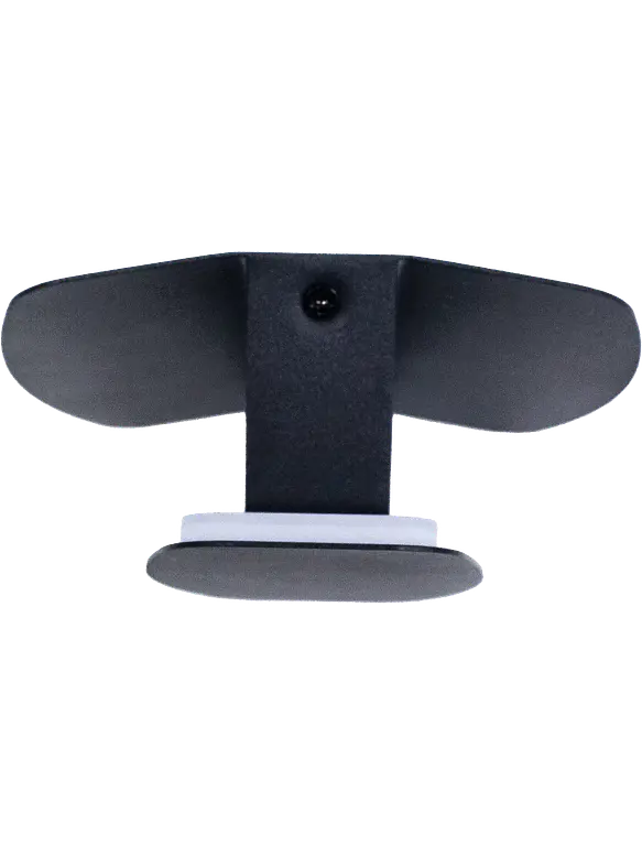 Aplique LED ROBLAN ARZUA 12W Negro Luz Cálida 3000K Luz Indirecta 2