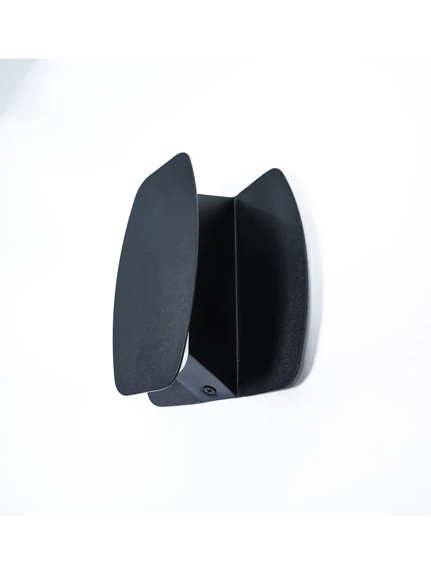 Aplique LED ROBLAN ARZUA 20W Negro Luz Cálida 3000K Luz Indirecta 2