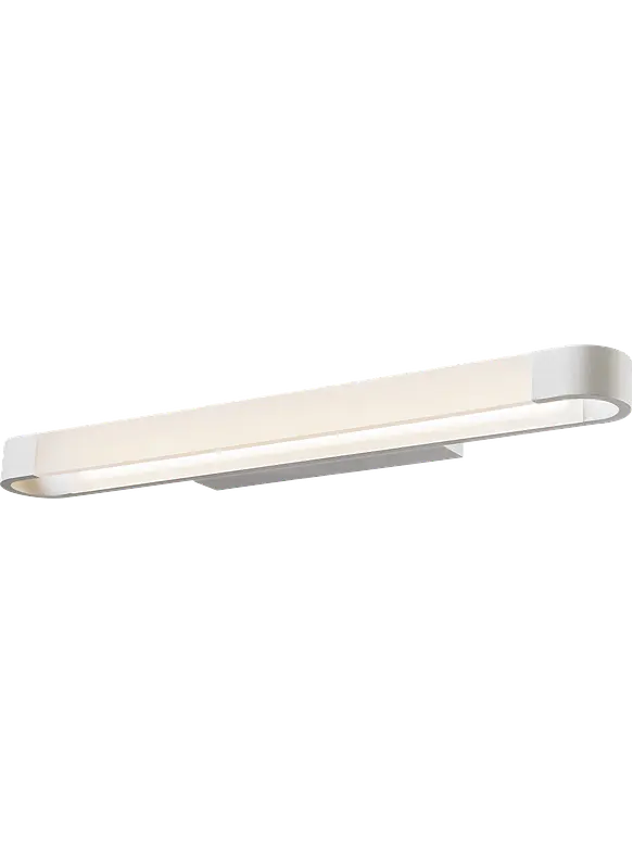 Aplique LED Baño ROBLAN BRIS 20W Luz Cálida/Neutra IP44 Blanco CCT 1