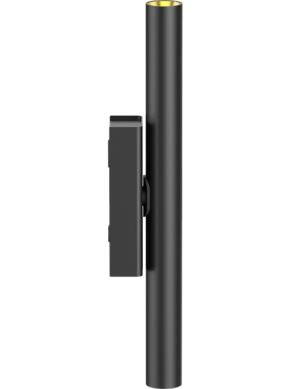 Aplique LED ROBLAN CEDEIRA 4W Negro Luz Cálida 3000K Dimerizable 1