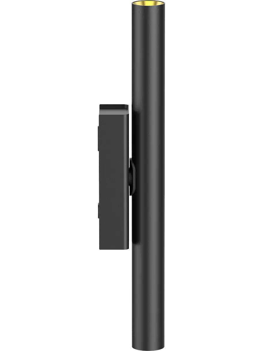 Aplique LED ROBLAN CEDEIRA 4W Negro Luz Cálida 3000K Dimerizable 1