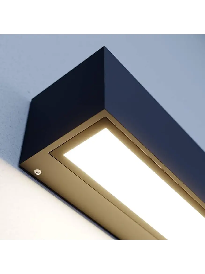 Aplique LED Exterior ROBLAN IZAR 22W Luz Cálida 3000K IP65 Negro 3