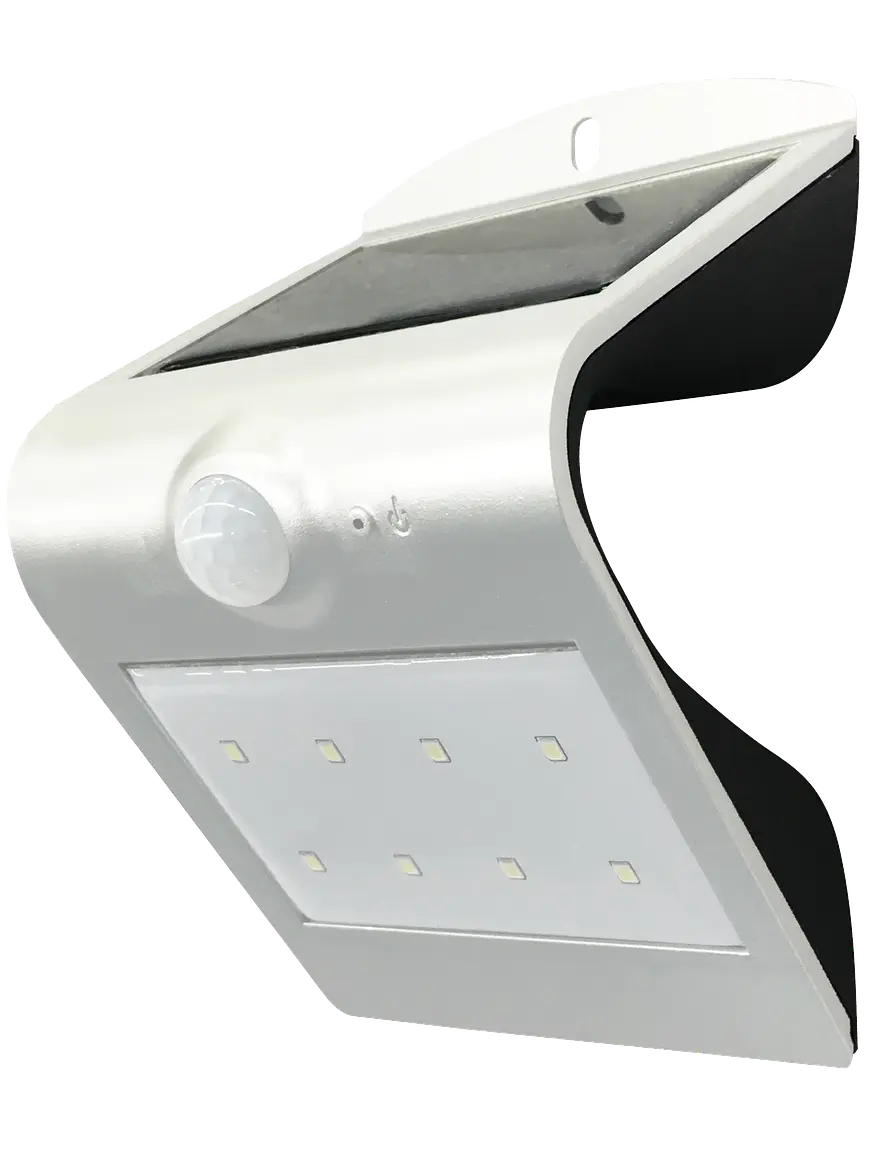 Aplique Solar LED ROBLAN LEDSOL 1.5W Sensor Movimiento IP65 Exterior 1