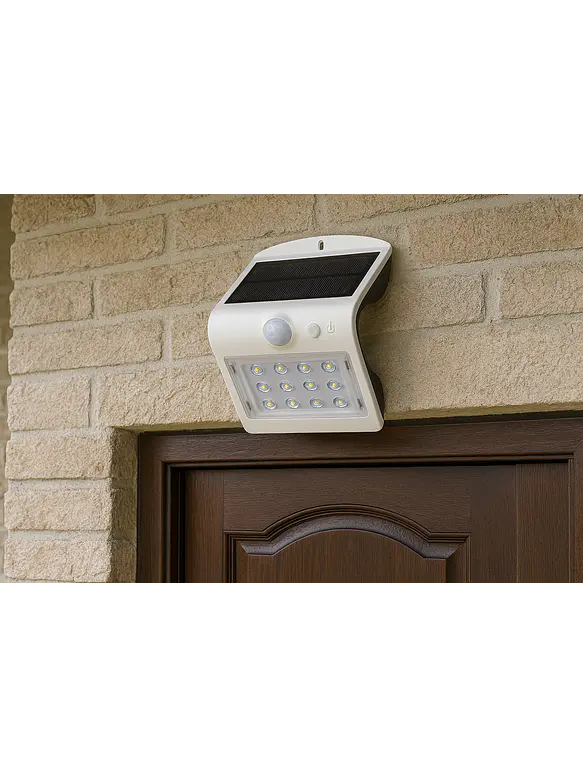 Aplique Solar LED ROBLAN LEDSOL 1.5W Sensor Movimiento IP65 Exterior 4