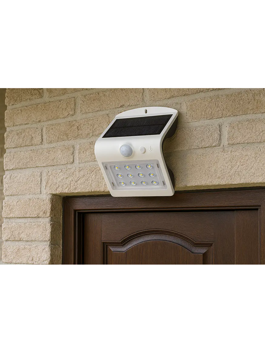 Aplique Solar LED ROBLAN LEDSOL 1.5W Sensor Movimiento IP65 Exterior 4