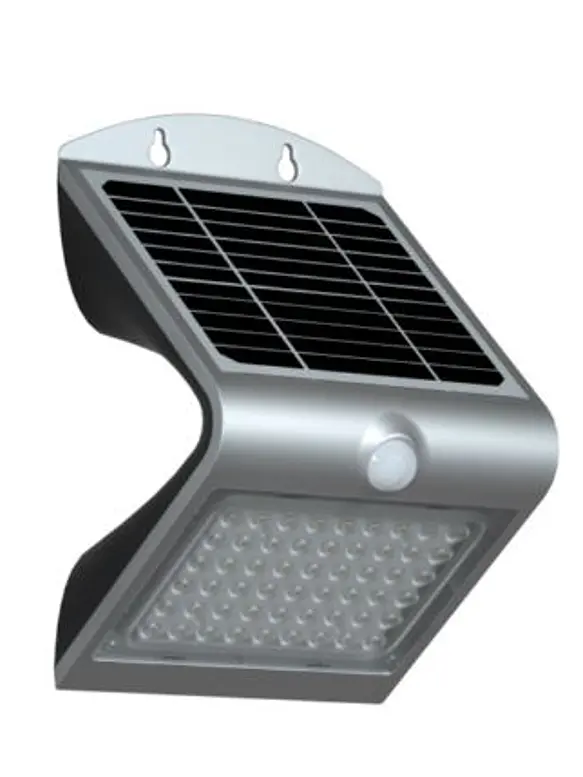 Aplique Solar LED ROBLAN LEDSOL V2 4W Sensor Movimiento IP65 Exterior 1