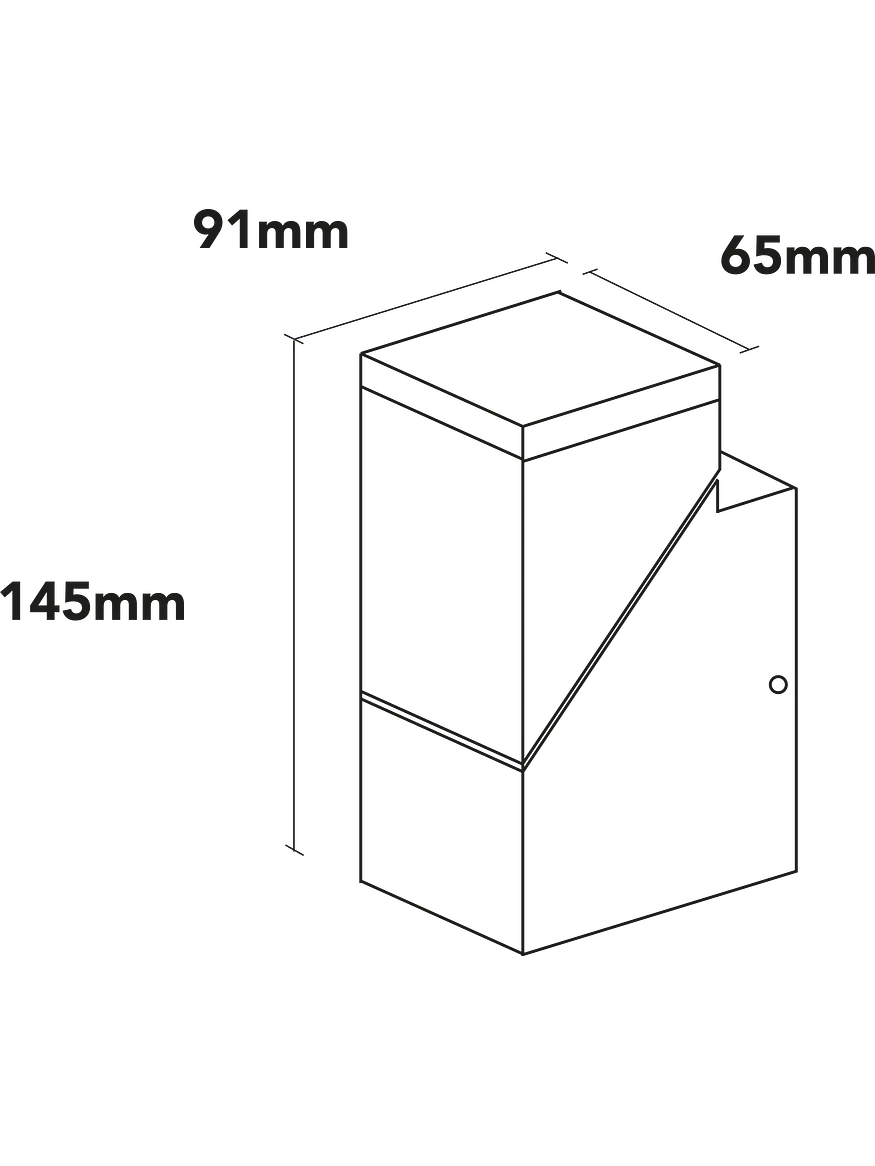 Aplique LED Exterior ROBLAN Z NU 1 Foco 8W Luz Cálida 3000K IP54 Gris 4