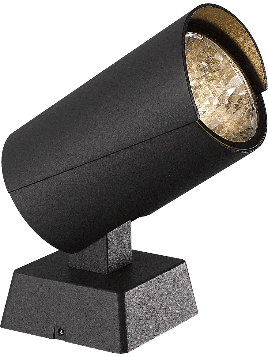 Aplique LED Exterior ROBLAN Z GACR Spot 13W Luz Cálida 3000K IP65 Gris 1