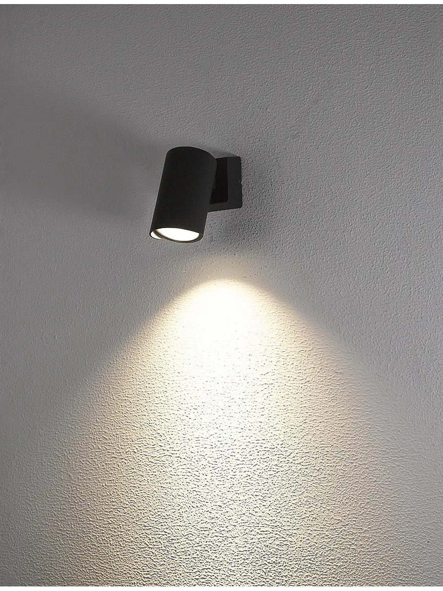 Aplique LED Exterior ROBLAN Z GACR Spot 13W Luz Cálida 3000K IP65 Gris 2