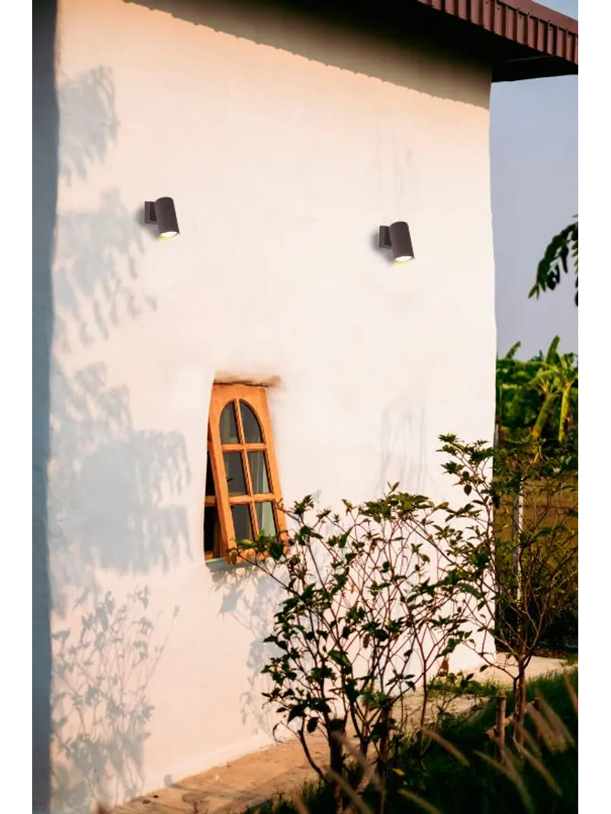 Aplique LED Exterior ROBLAN Z GACR Spot 13W Luz Cálida 3000K IP65 Gris 5