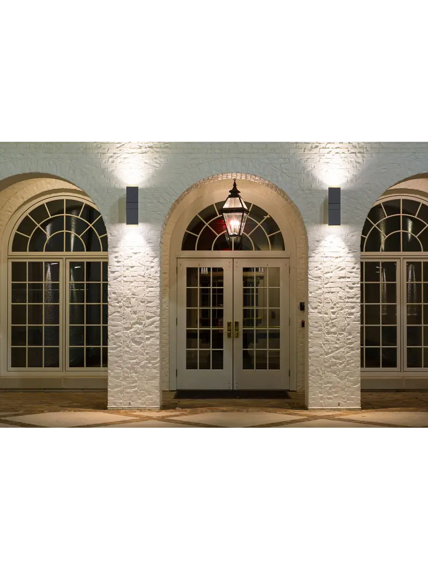 Aplique LED Exterior ROBLAN Z NU 2 Focos 12.5W Luz Cálida 3000K IP54 Gris 5