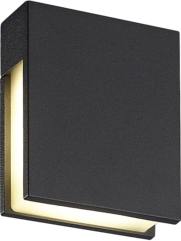 Aplique LED Exterior ROBLAN Z DELTA 4.8W Luz Cálida 3000K IP54 Gris 1