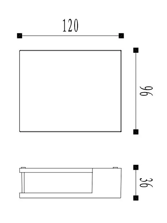 Aplique LED Exterior ROBLAN Z DELTA 4.8W Luz Cálida 3000K IP54 Gris 10