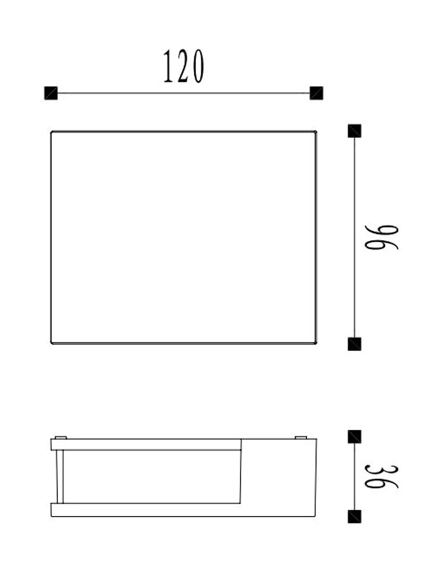 Aplique LED Exterior ROBLAN Z DELTA 4.8W Luz Cálida 3000K IP54 Gris 10