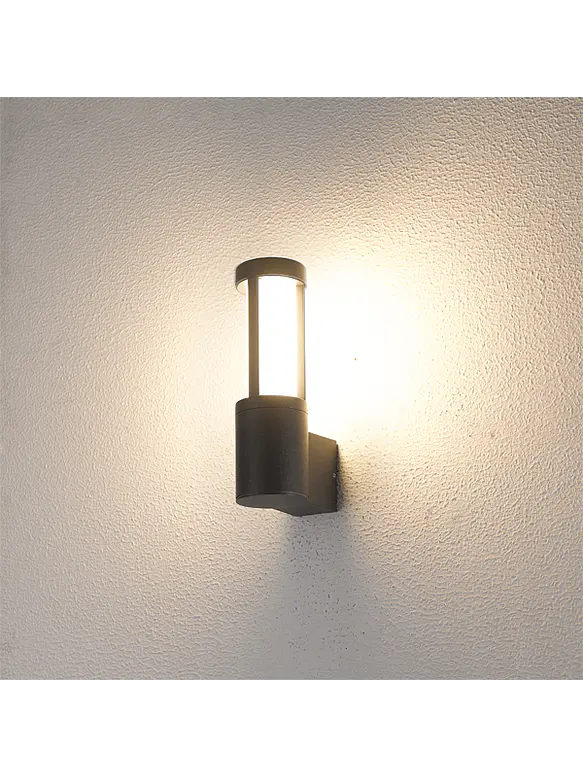 Aplique LED Exterior ROBLAN Z KAUS 10W Luz Cálida 3000K IP54 Gris 2