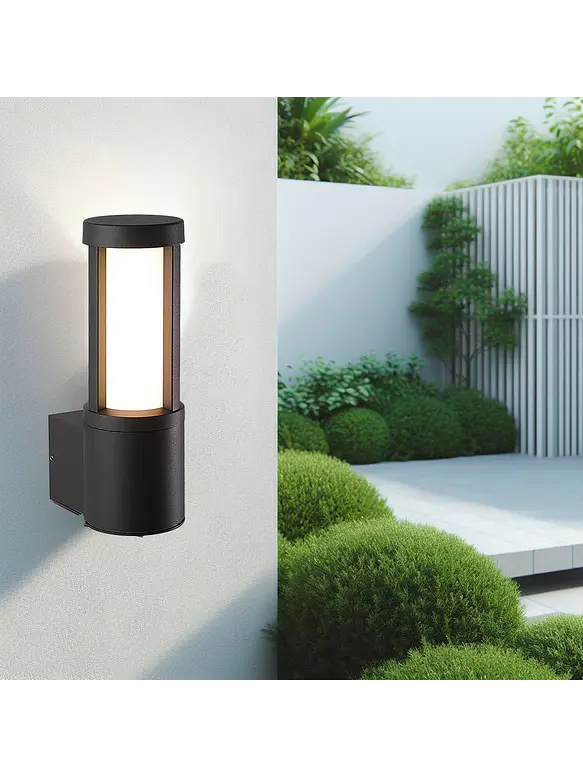 Aplique LED Exterior ROBLAN Z KAUS 10W Luz Cálida 3000K IP54 Gris 11