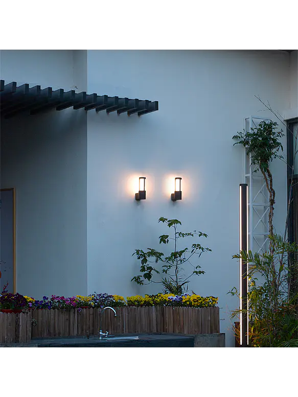 Aplique LED Exterior ROBLAN Z KAUS 10W Luz Cálida 3000K IP54 Gris 13