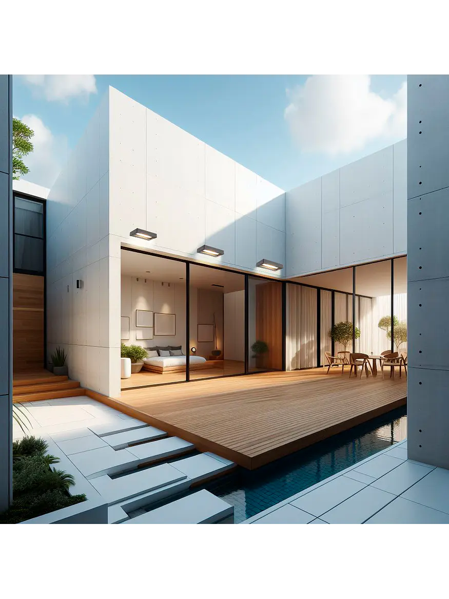 Aplique LED Exterior ROBLAN Z EPIS 11W Luz Cálida 3000K IP54 Gris 3