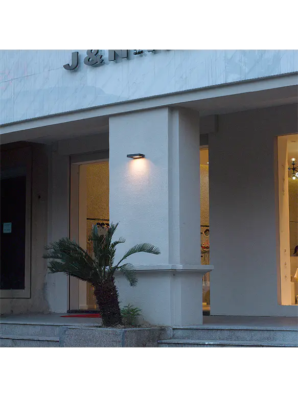 Aplique LED Exterior ROBLAN Z EPIS 11W Luz Cálida 3000K IP54 Gris 9