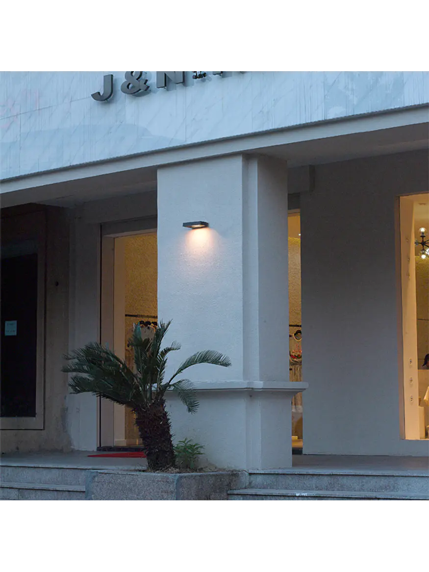 Aplique LED Exterior ROBLAN Z EPIS 11W Luz Cálida 3000K IP54 Gris 9