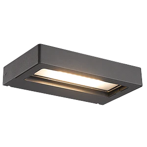 Aplique LED Exterior ROBLAN Z EPIS 11W Luz Cálida 3000K IP54 Gris
