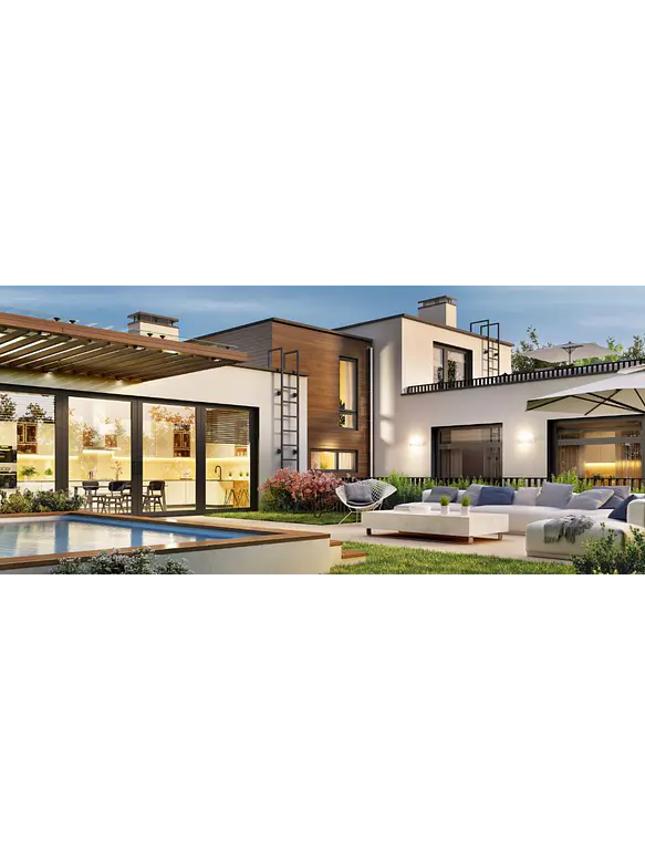 Aplique LED Exterior ROBLAN Z TA 10W Luz Cálida 3000K IP54 Plata 2