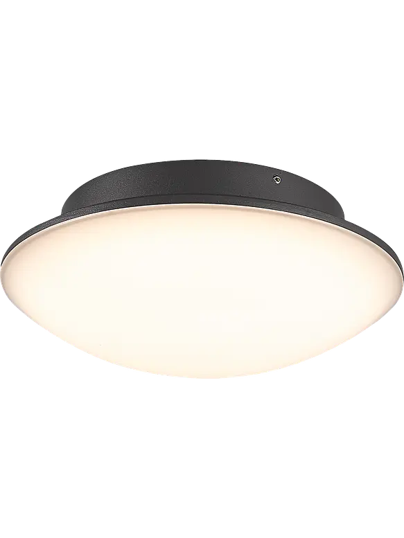 Aplique LED Exterior ROBLAN Z NASH R 12.5W Luz Cálida 3000K IP54 Gris 1