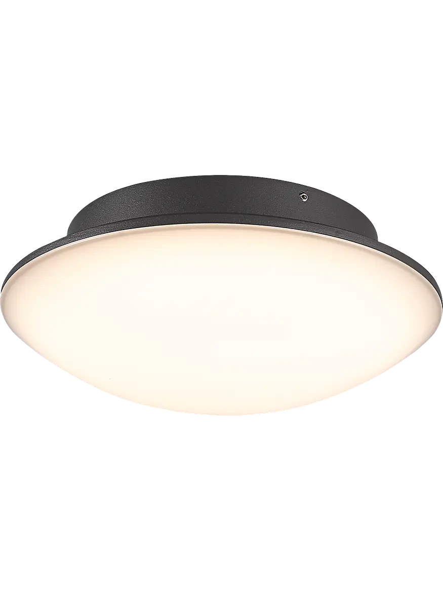 Aplique LED Exterior ROBLAN Z NASH R 12.5W Luz Cálida 3000K IP54 Gris 1